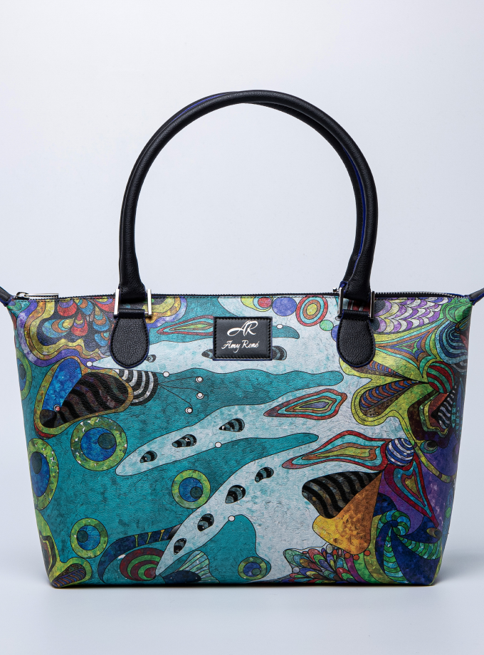 Tote con Zip Lost in Art